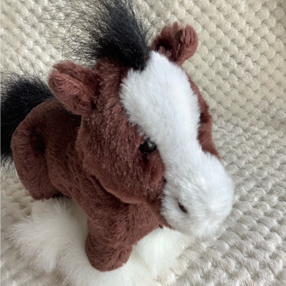 Ganz Webkinz Plush Lil’Kinz Clydesdale Horse Stuffed Animal Toy No Code - Picture 5 of 11